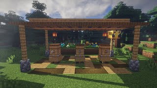 Minecraft: How To Make Modern Apiary | Bee Farm |  Architecture Course |