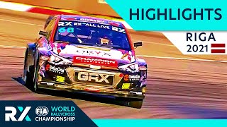 World RX Highlights : Ferratum World RX of Riga 2021 : Day 1 Semi Finals and Final from Latvia