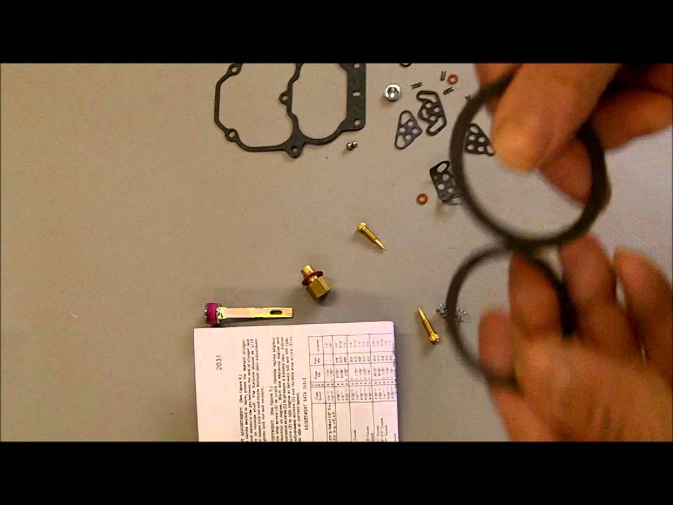 Carter BBD Carburetor Rebuild Kit K6044 - YouTube