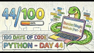 100 Days of Python – Day 44: Dunder Methods (Part 2) (eq, lt, gt)