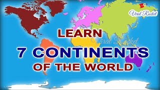 Continents of the World for kids in English | 7 Continents Names | What are Continents| VIRAL ROCKET
