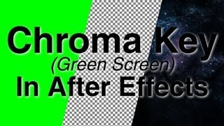 How to Chroma Key (green screen) - Adobe After Effects tutorial