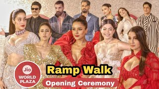 Jio World Plaza Opening Ceremony Ramp Walk |Shehnaaz Gill,Sara Ali Khan,Janhvi,John,Rashmika,Ranveer