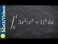 Evaluate the integral using u substitution of a expression to the fourth power