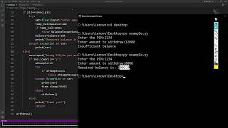 User Defined Exception Example | Exception Handling in Python