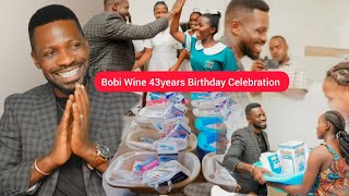 See How Bobi Wine Celebrated His 43 Years Birthday At Nkozi Hospital