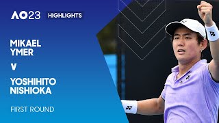 Mikael Ymer v Yoshihito Nishioka Highlights | Australian Open 2023 First Round