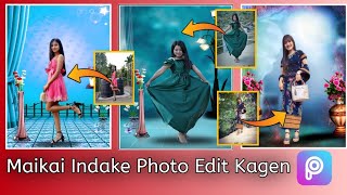 How to photo edit in picsart || Maikai photo editor kagen | Garo beautiful girl image