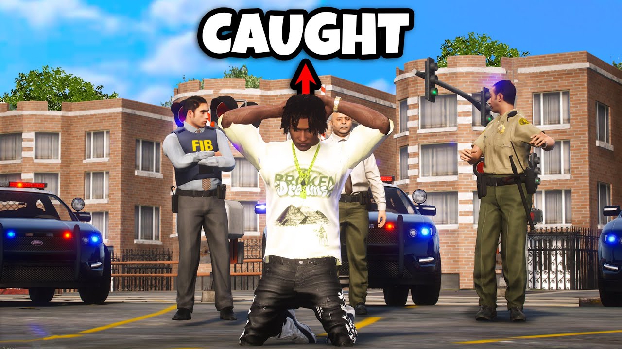 I Got Caught By The Cops In Gta 5 Rp Youtube