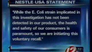 Cookie Dough Recall after E. Coli contamination
