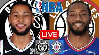 LIVE: BROOKLYN NETS vs LOS ANGELES CLIPPERS | NBA | PLAY BY PLAY | SCOREBOARD