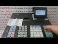 How To Program Tax Vat Rates On The Sharp XE-A207 / XE-A207B / XE-A207W Cash Register