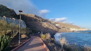 Free walking tour to Nea beach. Radazul. Natural black sand beach.