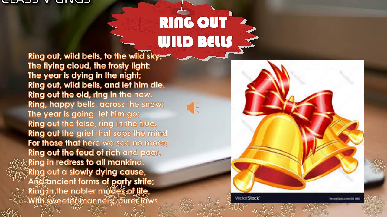 Poem 'Ring Out Wild Bells' - YouTube