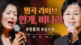 [명품 라이브] 정훈희 - 안개🎤 심수봉 - 비나리, 남자는 배 여자는 항구🎤 #지금이순간