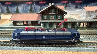 Rokuhan T950-4 BR 181 Electric Locomotive Test Run at z.scale.hobo 02.03.2025