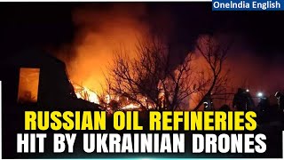 Russia-Ukraine War: Ukrainian drones attack refinery, target Moscow, disrupt power | Oneindia