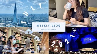 vlog | master student's summertime in London, Sky Garden @King's College London