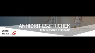 Anhidrit esztrich - megvalósítások