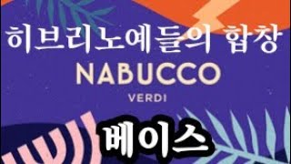 히브리노예들의 합창(베이스),NABUCCO