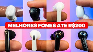 TOP 10 FONES SEM FIOS ATÉ 200 REAIS!