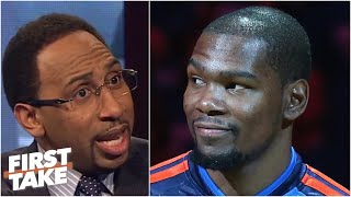 Stephen A. gets heated on First Take debating if Kevin Durant is top 3 in NBA (2014) | ESPN Archive