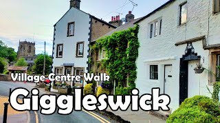 Giggleswick, North Yorkshire【4K】| Village Centre Walk 2021