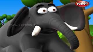 Mighty Elephant | Animal Stories for Kids in Malayalam | Cartoon stories \u0026 Moral Stories for Kids