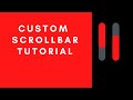 How to Style Scrollbars with CSS | CSS Scrollbar Tutorial | Make a Custom Scrollbar with CSS