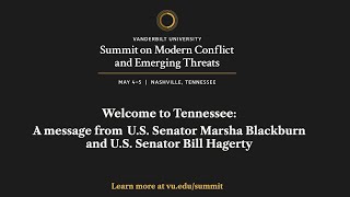 Vanderbilt Summit: Welcome from Tennessee Senators