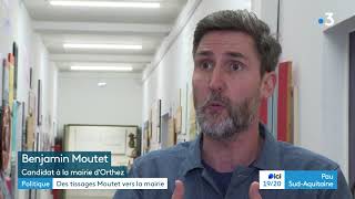 Orthez/ Benjamin Moutet candidat à l'élection municipale d'Orthez de 2026.