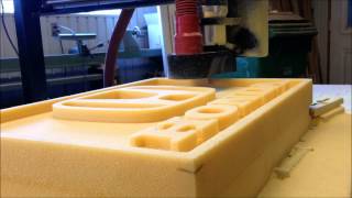 Honda Emblem CNC Router Carving High Density Foam