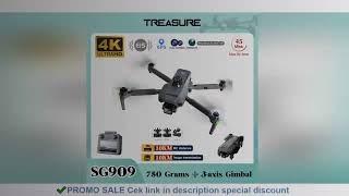 ZLL SG909 4K Drone 3-Axis Gimbal Professional Camera With Touch Screen Obstacle Avoidance EIS Foldab