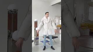 Men's Luxury Fox Fur Coat #fashion #luxury #fur #realfur #menswear #outfit  #foxfurcoat #wintercoat