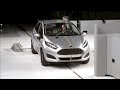 2014 ford fiesta sedan driver side small overlap iihs crash test