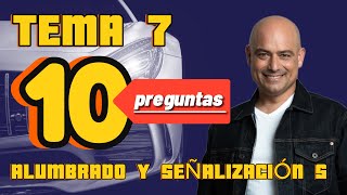 ⚠️🍀 ALUMBRADO Y SEÑALIZACIÓN 5 TEST TEMATICOS para APROBAR tu examen TEORICO de CONDUCIR!! #testdgt