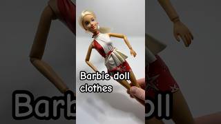 Barbie Dress Making 〜 DIY Doll Makeover 〜 Balloon Dress #clothdoll #dollclothes #barbiedoll #diy