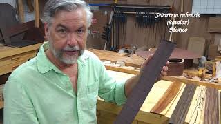 Crude Luthier vids 2: Ebonies for fretboards