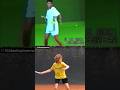 Novak Djokovic at 14 years old vs Jannik at 15 years old #tennis