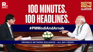 Nation Wants To Know LIVE: PM Modi And Arnab On The Nation's Most Watched Interview Of 2024