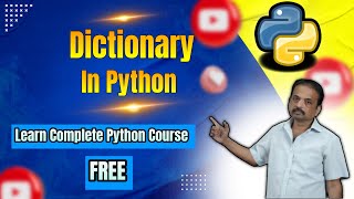 Dictionary in Python | Dictionaries Built-in functions | Python Tutorial | Dictionary Methods