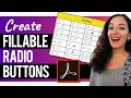How to Use the Radio Buttons in Adobe Acrobat