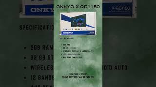 ONKYO android stereo X-QD1150 #onkyoandroid #onkyo #carstereo #androidstereo