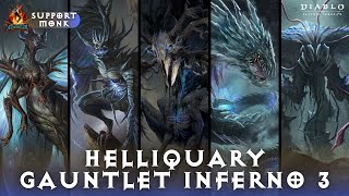 Diablo Immortal - Helliquary Gauntlet Inferno III | Support Monk