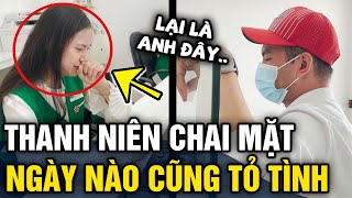 Thanh niên 'SEE TÌNH' ngày nào cũng tới chỗ làm của cô gái mình thích để 'TỎ TÌNH' | Tin 3 Phút