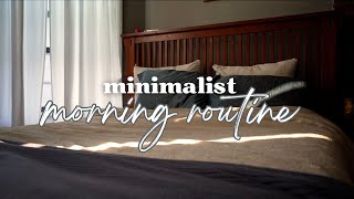 my peaceful minimalist morning routine