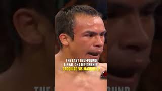 Pacquiao VS Marquez : The last 130 pound lineal championship ❌❌ #shorts #boxing #fight