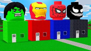 LEGO SUPERHEROES HOUSE HOW TO PLAY SPIDER MAN / IRON MAN / HULK / VENOM / MILES