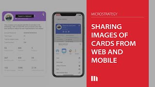 Sharing Images of HyperIntelligence Cards from Web and Mobile