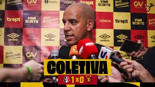 COLETIVA DO TÉCNICO PEPA (SANTA CRUZ x SPORT)